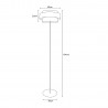 Lampa podłogowa K-5235 z serii GATO Kaja Lighting