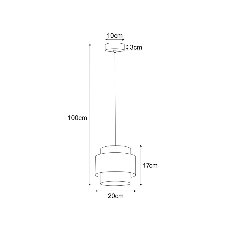 Lampa wisząca K-5170 z serii ETELA Kaja Lighting