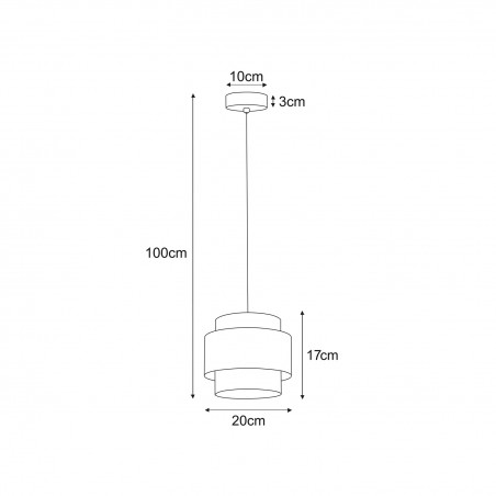 Lampa wisząca K-5170 z serii ETELA Kaja Lighting