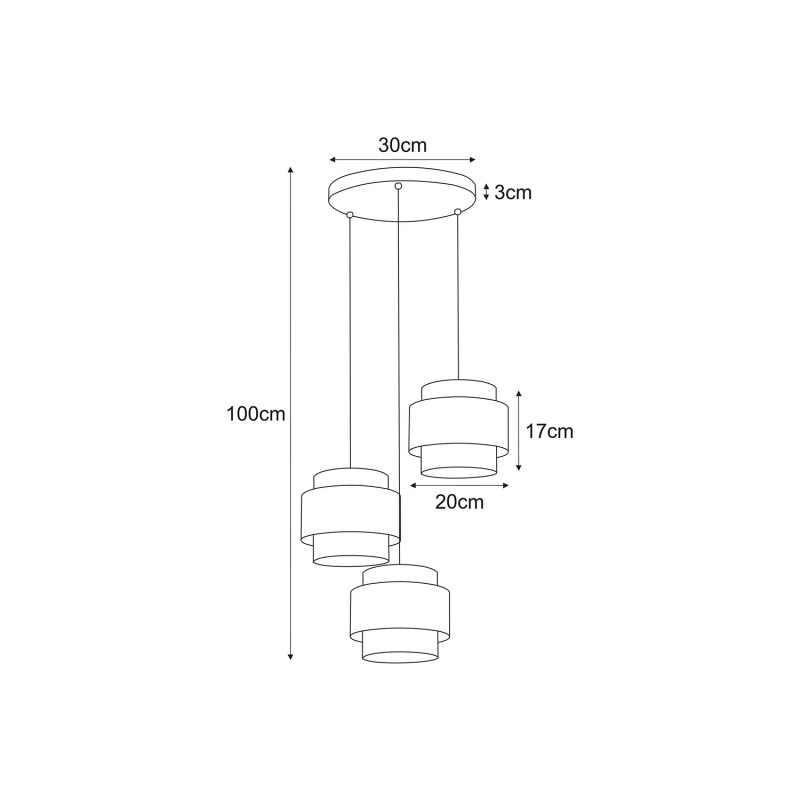 Lampa wisząca K-5172 z serii ETELA Kaja Lighting