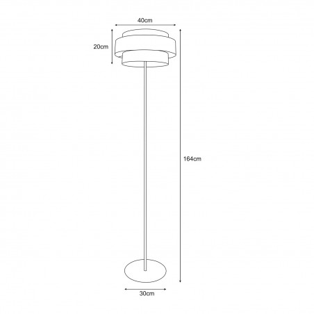 Lampa podłogowa K-5175 z serii ETELA Kaja Lighting