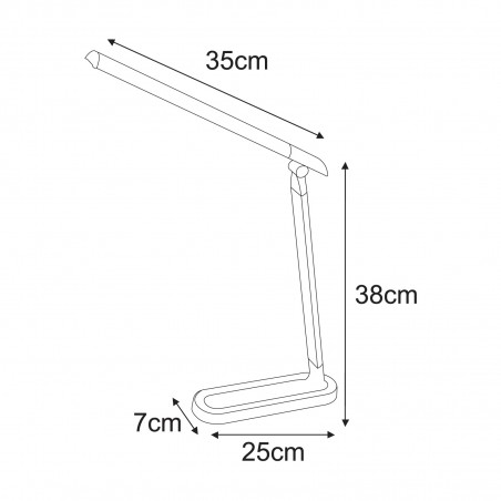 Lampka biurkowa K-MT-206 RÓŻOWY z serii NIKO Kaja Lighting