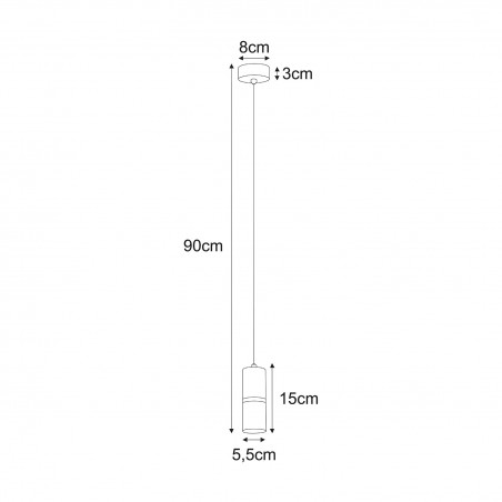 Lampa wisząca K-5240 z serii INES Kaja Lighting