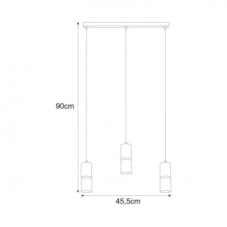 Lampa wisząca K-5241 z serii INES Kaja Lighting