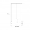 Lampa wisząca K-5241 z serii INES Kaja Lighting