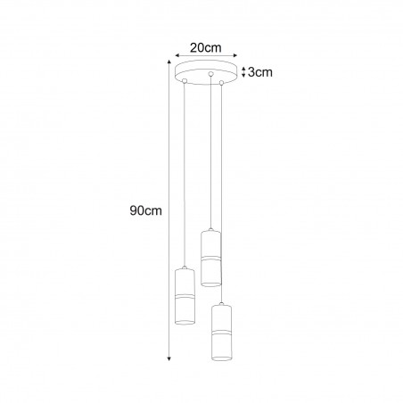 Lampa wisząca K-5247 z serii VESTA Kaja Lighting