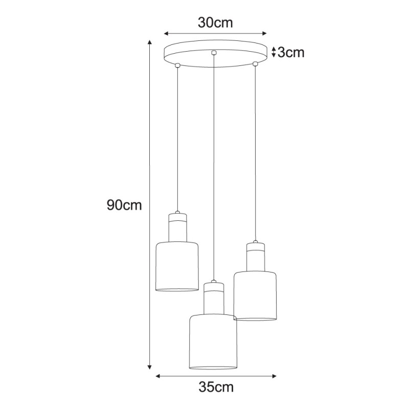 Lampa wisząca K-5257 z serii ALTO Kaja Lighting