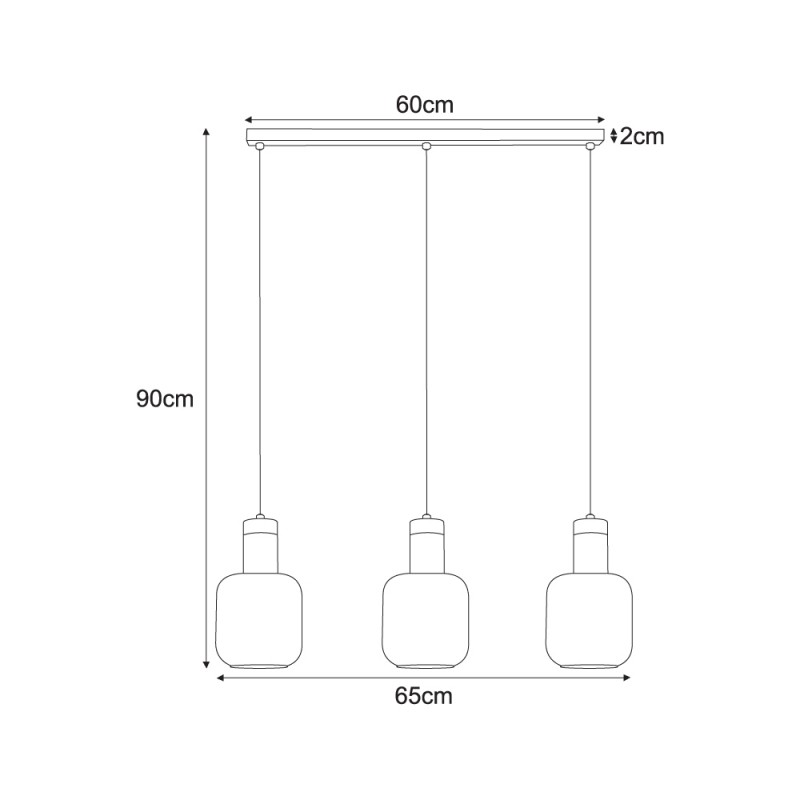 Lampa wisząca K-5268 z serii DOKA Kaja Lighting