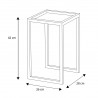 Mały kwietnik KS-06 ECO S - KAJA HOME Kaja Lighting
