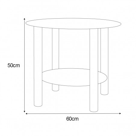 Meble dekoracyjne KS-09 STOLIK z serii KAJA HOME Kaja Lighting