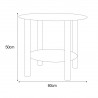 Meble dekoracyjne KS-09 STOLIK z serii KAJA HOME Kaja Lighting