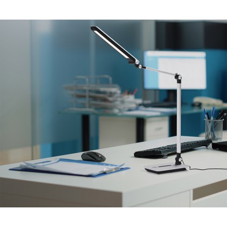 Lampka biurkowa K-BL1121 SREBRNY z serii RICO Kaja Lighting
