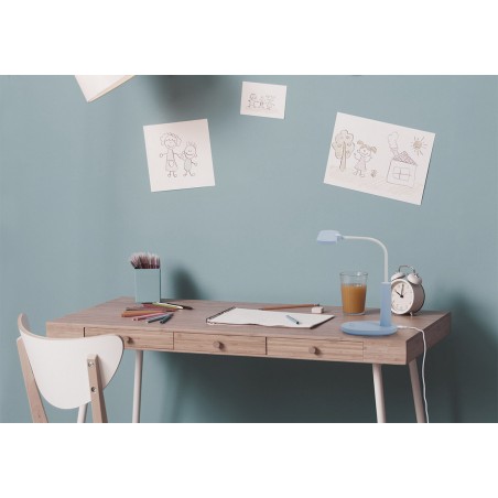 Lampka biurkowa K-BL1521 NIEBIESKI z serii MILO Kaja Lighting