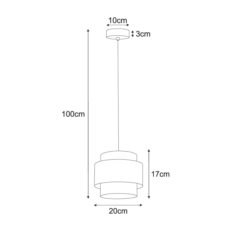 Lampa wisząca K-5270 z serii CEZAR Kaja Lighting