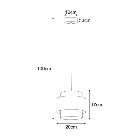 Lampa wisząca K-5270 z serii CEZAR Kaja Lighting