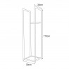Stojak na drewno KS-23 STOJAK LIŚĆ M z serii KAJA HOME Kaja Lighting