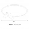 Plafon K-8191 z serii LOGAN Kaja Lighting