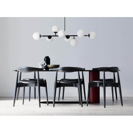 Dorado 8 lampa wisząca czarna LP-002/8P BK