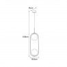 Lampa wisząca K-5301 z serii ARLENA Kaja Lighting