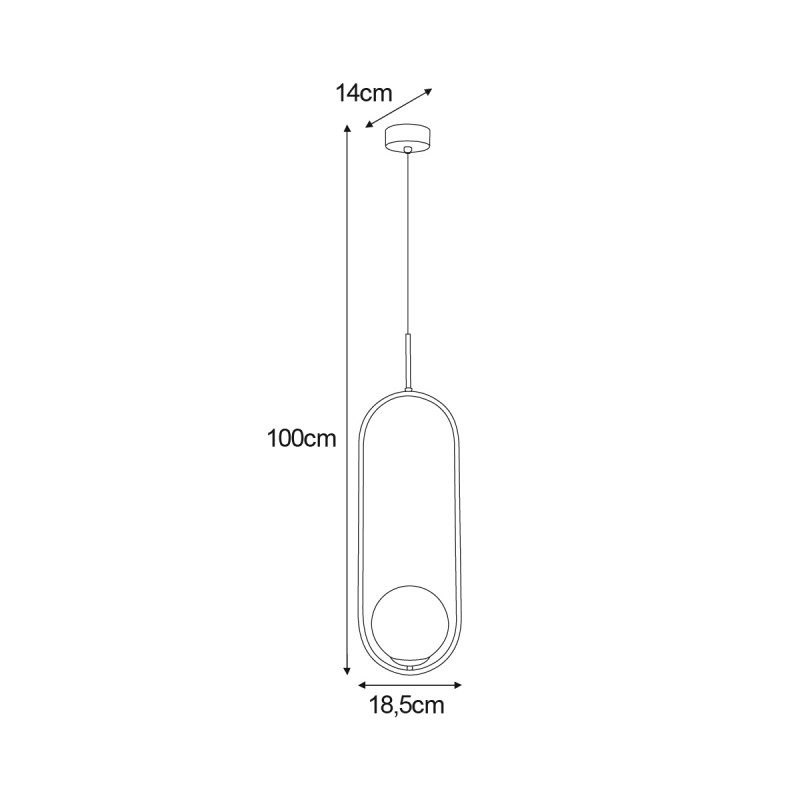 Lampa wisząca K-5304 z serii ARLENA Kaja Lighting