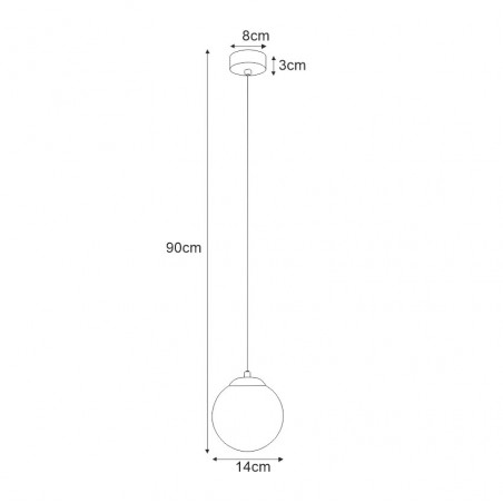Lampa wisząca K-5310 z serii ELMO Kaja Lighting