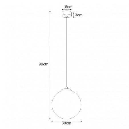 Lampa wisząca K-5312 z serii ELMO Kaja Lighting