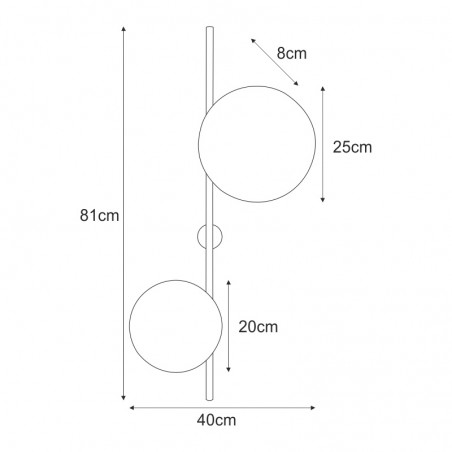 Kinkiet K-5324 z serii PERO Kaja Lighting