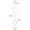 Lampa wisząca K-5335 z serii VELA Kaja Lighting