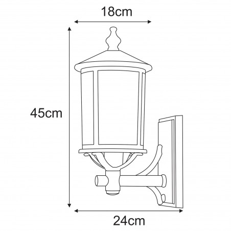 Kinkiet K-8210 z serii DETROIT Kaja Lighting