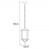 Lampa ogrodowa wisząca K-8211 z serii DETROIT Kaja Lighting