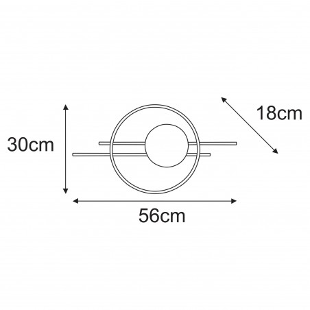 Kinkiet K-5345 z serii CORSA Kaja Lighting