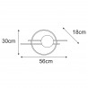 Kinkiet K-5345 z serii CORSA Kaja Lighting