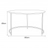 Meble dekoracyjne KS-39 STOLIK z serii KAJA HOME Kaja Lighting