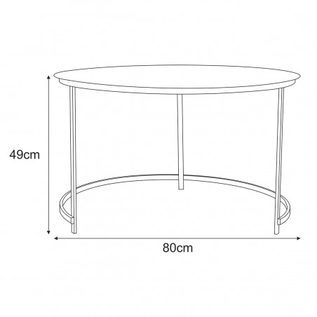 Meble dekoracyjne KS-40 KOMPLET STOLIKÓW z serii KAJA HOME Kaja Lighting