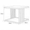 Meble dekoracyjne KS-31 STOLIK z serii KAJA HOME Kaja Lighting