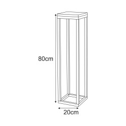 Meble dekoracyjne KS-36 KWIETNIK DREWNO L z serii KAJA HOME Kaja Lighting