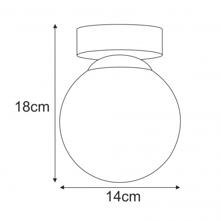 Lampa sufitowa K-5360 z serii INEZ Kaja Lighting