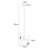 Lampa wisząca K-5380 z serii FERMI Kaja Lighting