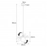 Lampa wisząca K-5381 z serii FERMI Kaja Lighting