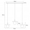 Lampa wisząca K-5384 z serii FERMI Kaja Lighting