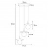 Lampa wisząca K-5385 z serii FERMI Kaja Lighting
