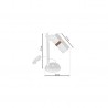 MLP6105 Lampka nocna VIDAR WHITE 1xGU10 Milagro