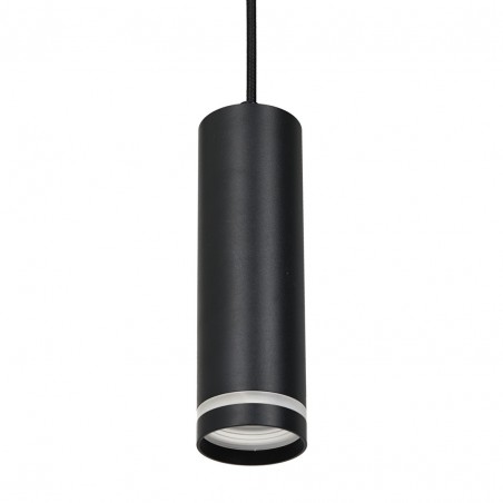 ML7673 Pipe Ring Track Pendant Light Black 1xGU10 Milagro