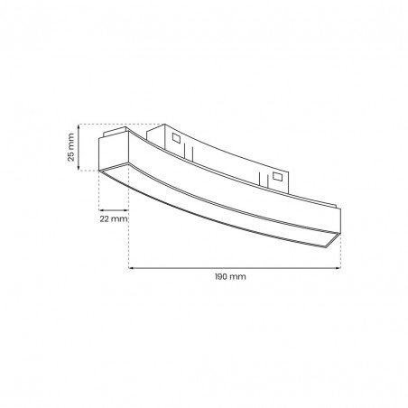 ML8686 ROUND MAGNETIC TRACK 10W 4000K do śr. 600mm Milagro