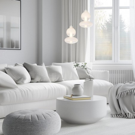 ML0862 Lampa wisząca DAPHNE WHITE 12W Milagro