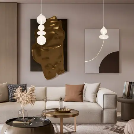 ML0863 Lampa wisząca DAPHNE WHITE 36W Milagro