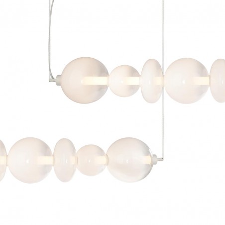 ML0864 Lampa wisząca DAPHNE WHITE 40W Milagro