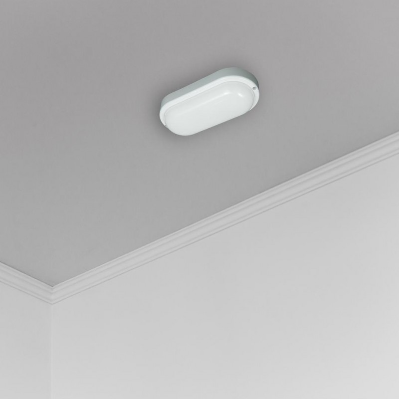 EK1079 Oprawa Kanałowa Davo Owal 8W 4000K IP64 Biały Eko-Light
