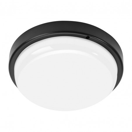 EK1081 Oprawa Kanałowa Davo Okrąg 18W 4000K IP64 Czarny Eko-Light