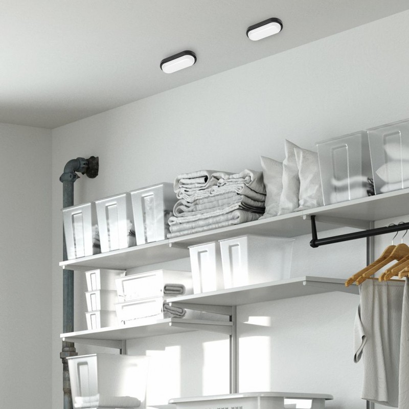 EK1083 Oprawa Kanałowa Davo Owal 18W 4000K IP64 Czarny Eko-Light